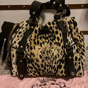 Juicy Couture Leopard Daydreamer Tote Vintage/Y2K